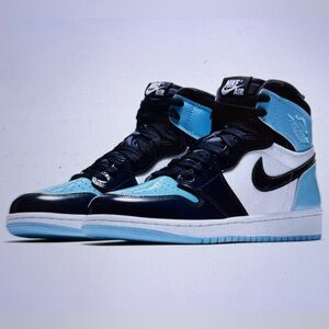 Nike Air Jordan 1 Women’s Blue Chill High Top Sneakers